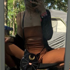 Tan/brown full bodysuit